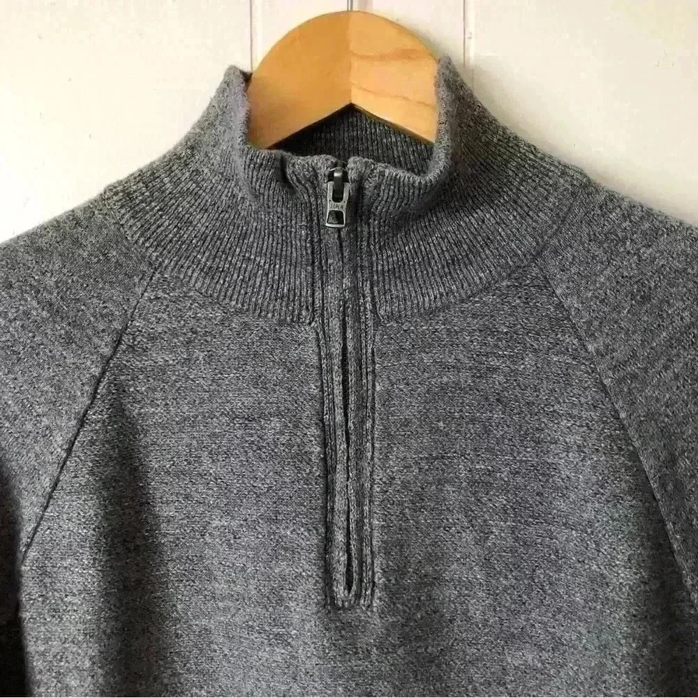 J.Crew Half Zip Cotton Sweater Size M